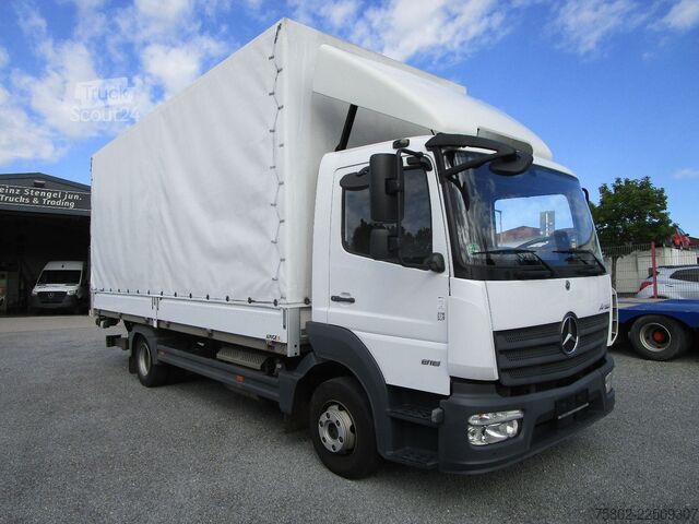 Verhollinen pakettiauto MERCEDES-BENZ Atego 818L *6,10m+LBW+KLIMA+AHK+1-Hand*