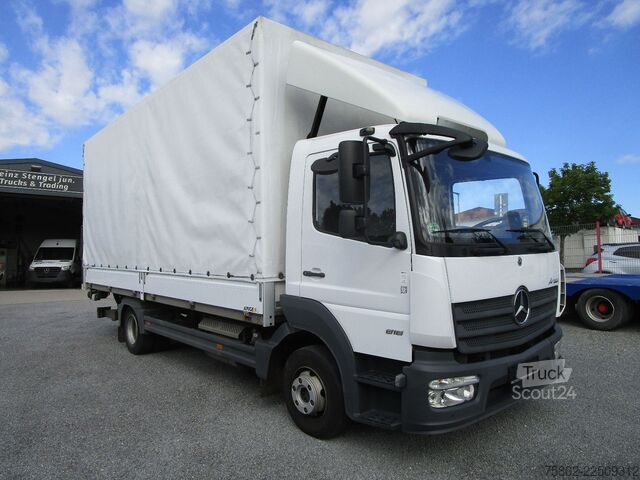 Pick-up pakettiauto MERCEDES-BENZ Atego 818L *6,10m+LBW+KLIMA+AHK+1-Hand*