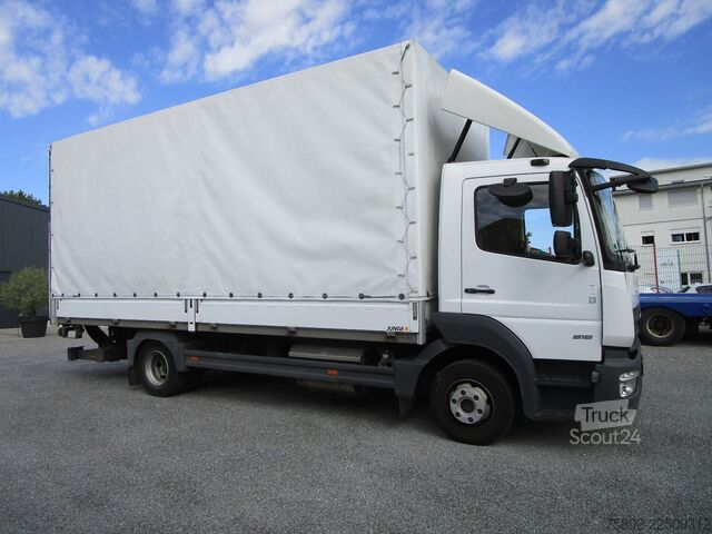 Pick-up pakettiauto MERCEDES-BENZ Atego 818L *6,10m+LBW+KLIMA+AHK+1-Hand*