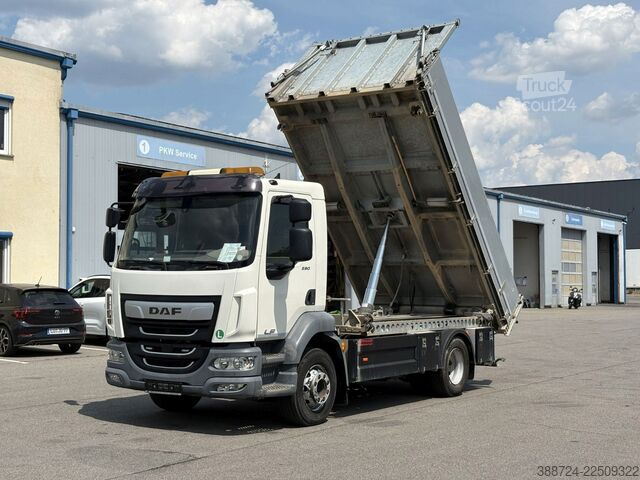 Tipvogn DAF LF 290*3 Seiten Kipper*Rampen*Klima*AHK*