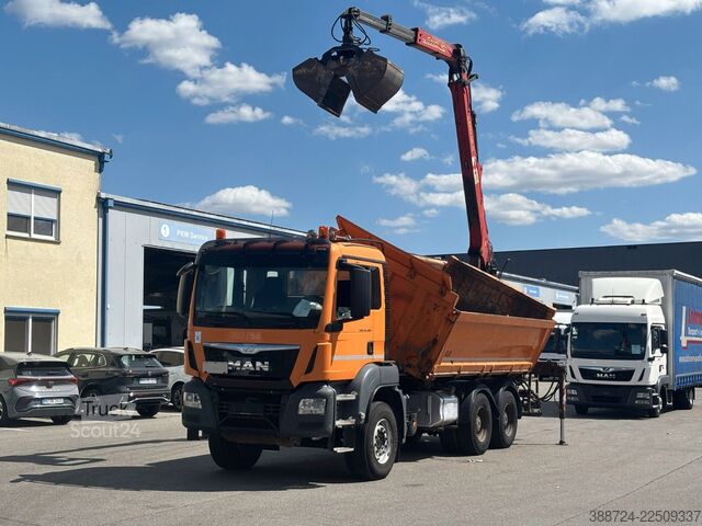 Autolaadkraan MAN TGS 26.400*Meiller*Palfinger Kran*6x4*Klima*TÜV*