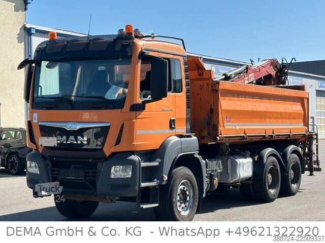 Autolaadkraan MAN TGS 26.400*Meiller*Palfinger Kran*6x4*Klima*TÜV*