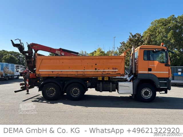 Autolaadkraan MAN TGS 26.400*Meiller*Palfinger Kran*6x4*Klima*TÜV*
