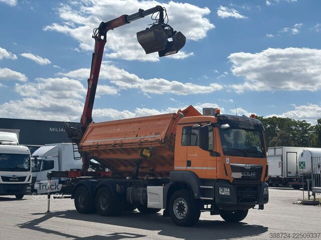 Autolaadkraan MAN TGS 26.400*Meiller*Palfinger Kran*6x4*Klima*TÜV*
