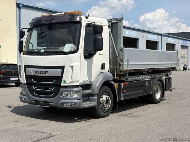 Tre-sidet tipbil DAF LF 290**3 Seiten Kipper*Rampen*Klima*AHK*