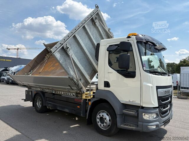 Tre-sidet tipbil DAF LF 290**3 Seiten Kipper*Rampen*Klima*AHK*