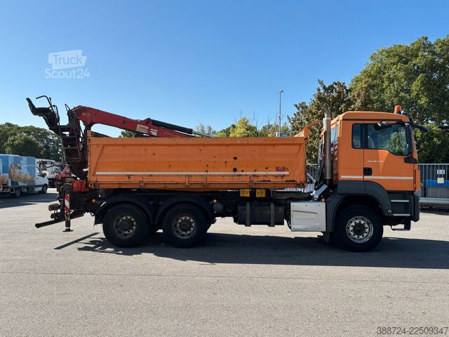 Kiepwagen MAN TGS 26.400*Meiller*Palfinger Kran*6x4*Klima*TÜV*