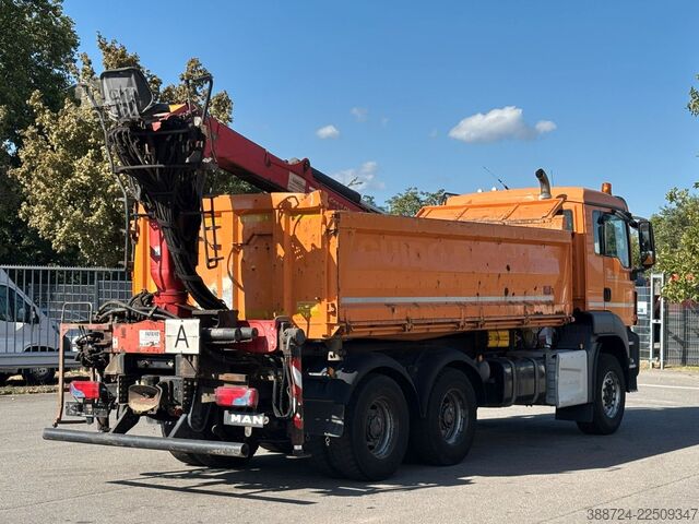 Kiepwagen MAN TGS 26.400*Meiller*Palfinger Kran*6x4*Klima*TÜV*
