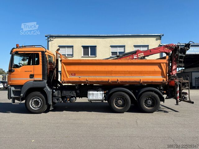 Kiepwagen MAN TGS 26.400*Meiller*Palfinger Kran*6x4*Klima*TÜV*