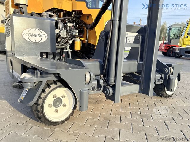 Stivuitor cu patru direcții Combilift C3000 GAS DUPLEX 4500 FREE LIFT CABIN