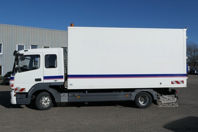 Dobozos furgon MERCEDES-BENZ 816 L Atego, Werkstatt, Bott, 2x AHK, Klima