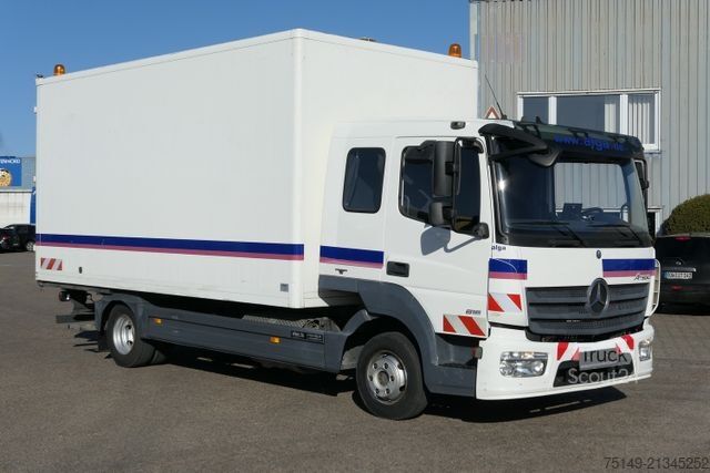 Dobozos furgon MERCEDES-BENZ 816 L Atego, Werkstatt, Bott, 2x AHK, Klima