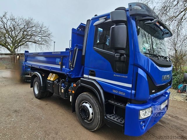 Třístranný sklápěč IVECO 160E32 /4x2/ Kipper nur 27.000km, AHK mit Hydr.