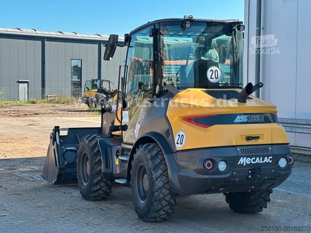 Wiellader MECALAC AS 750 Gabel + Schaufel Schwenklader NEU