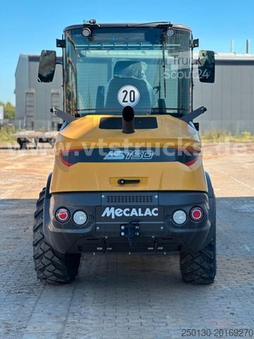 Wiellader MECALAC AS 750 Gabel + Schaufel Schwenklader NEU