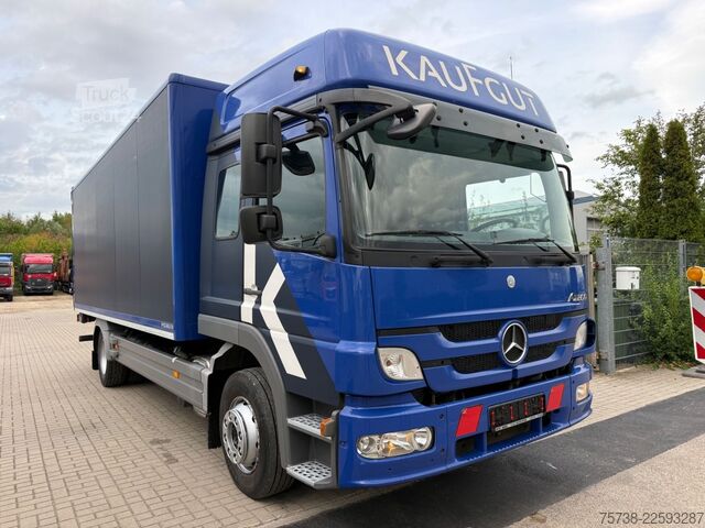Samochód ciężarowy typu furgon MERCEDES-BENZ Atego 1229 L Koffer+LBW/L-Haus/Klima/Schalter