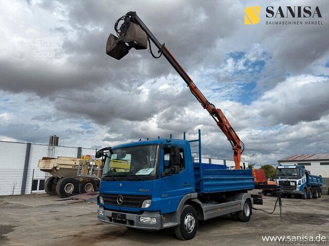 شاحنة نقل بثلاثة اتجاهات MERCEDES-BENZ Atego 818/918/MEILLER 3.S-Kipper/TEREX 65.2-A2L