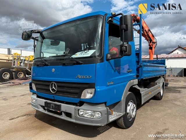 شاحنة نقل بثلاثة اتجاهات MERCEDES-BENZ Atego 818/918/MEILLER 3.S-Kipper/TEREX 65.2-A2L