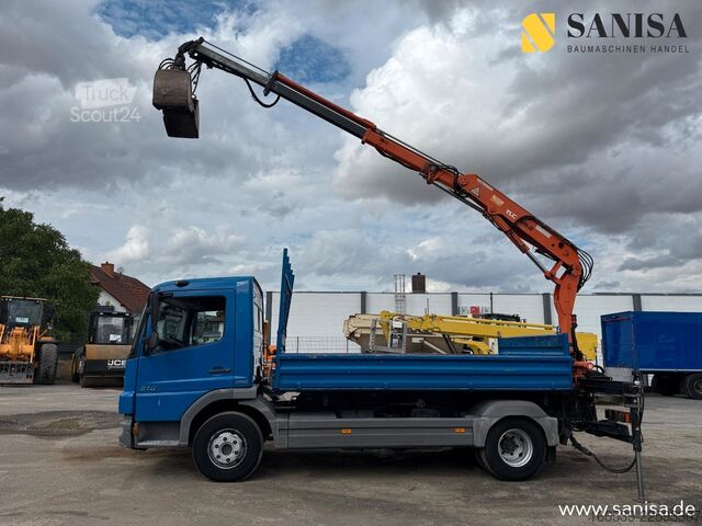 شاحنة نقل بثلاثة اتجاهات MERCEDES-BENZ Atego 818/918/MEILLER 3.S-Kipper/TEREX 65.2-A2L
