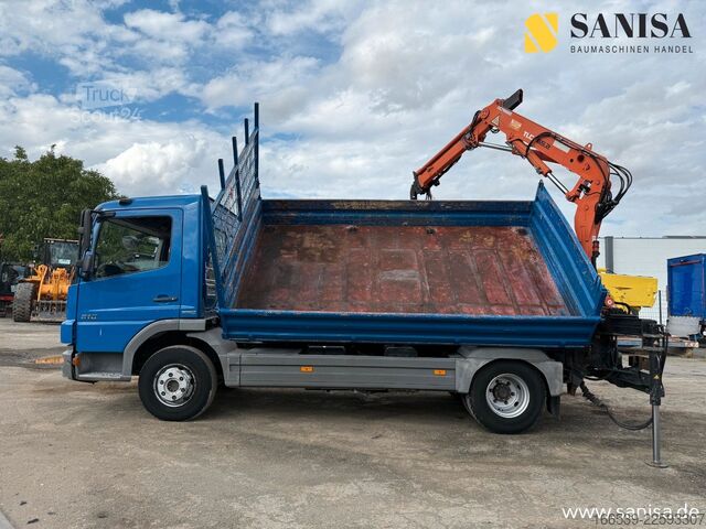 شاحنة نقل بثلاثة اتجاهات MERCEDES-BENZ Atego 818/918/MEILLER 3.S-Kipper/TEREX 65.2-A2L