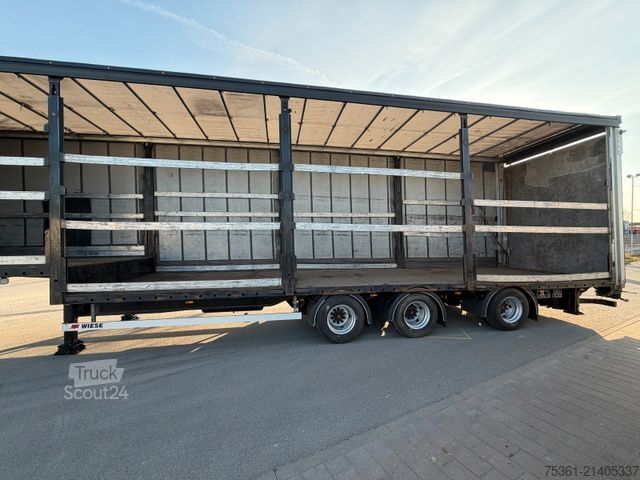 Låglastarsläpvagn  Wiese Gabel Stapler Transport Tieflader WINDE