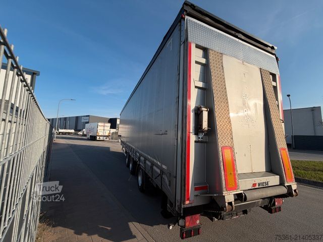 Låglastarsläpvagn  Wiese Gabel Stapler Transport Tieflader WINDE