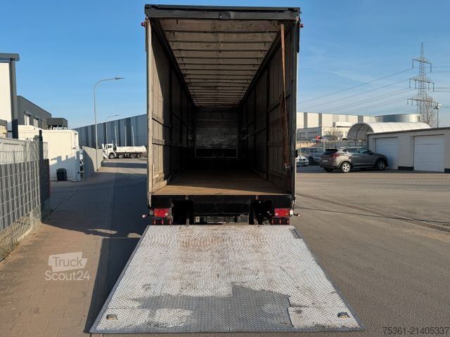 Låglastarsläpvagn  Wiese Gabel Stapler Transport Tieflader WINDE