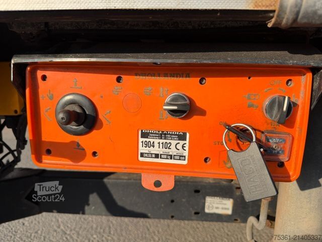 Låglastarsläpvagn  Wiese Gabel Stapler Transport Tieflader WINDE