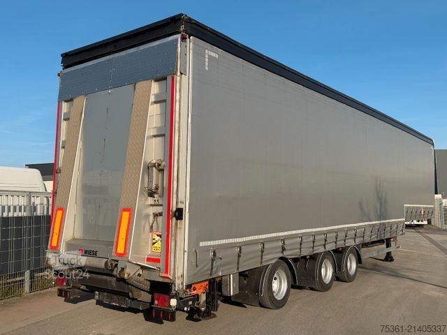 Låglastarsläpvagn  Wiese Gabel Stapler Transport Tieflader WINDE