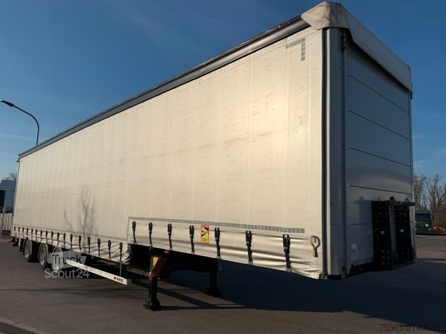 Låglastarsläpvagn  Wiese Gabel Stapler Transport Tieflader WINDE