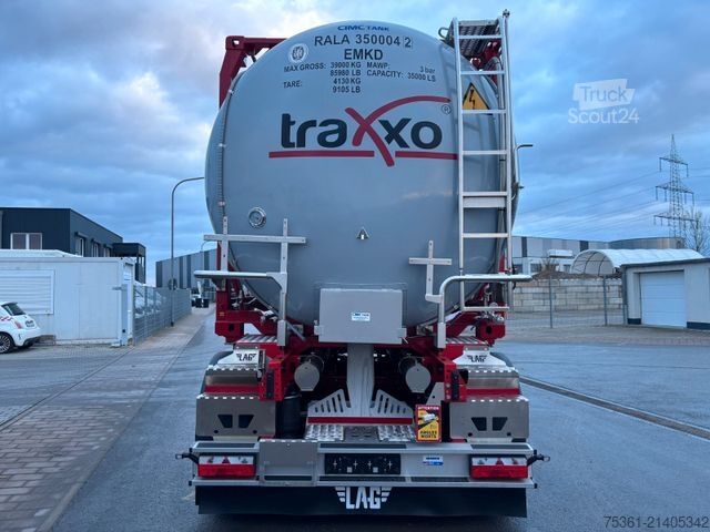 Tankoplegger LAG 20 FT ADR Chassis & 35m³ SWAP L4BH / MIETE