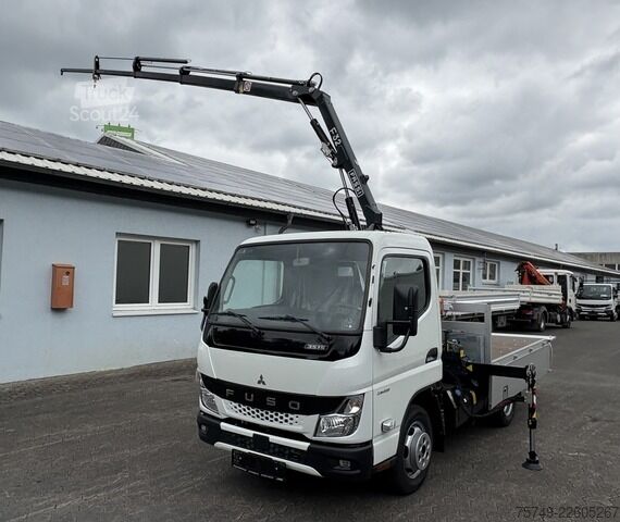Фургон с краном на шасси грузовика Fuso 3S15 Alu Pritsche 2.80m Ladekran Funk! sofort verfügbar!
