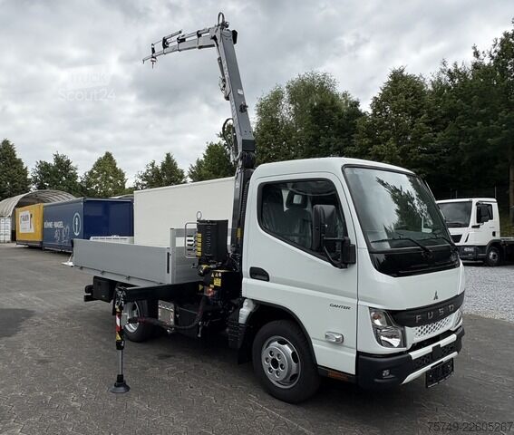 Фургон с краном на шасси грузовика Fuso 3S15 Alu Pritsche 2.80m Ladekran Funk! sofort verfügbar!
