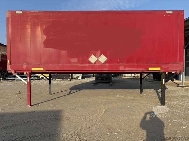 Wechselbrücke mit Kofferaufbau Krone 7,45m Wechselkoffer mit Türen