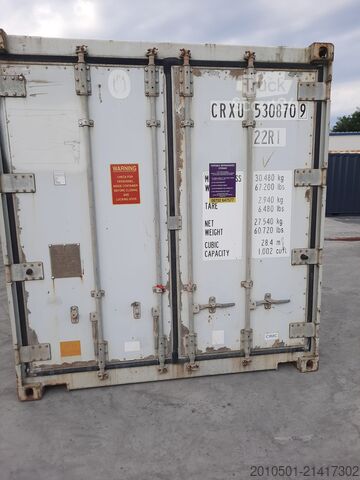 Conteneur d'expédition 20 Fuß, 6 m, Kühlcontainer, Kühlanlage Kühlzelle, Vollfunktionsfähig, -25 Grad