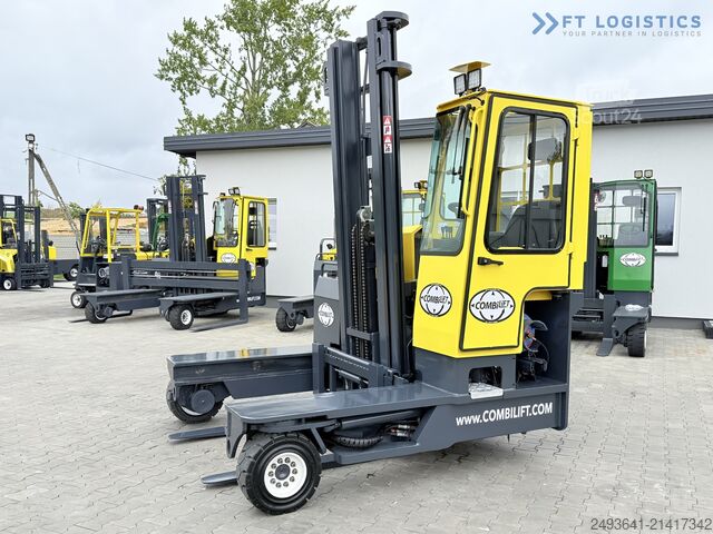 Stivuitor cu patru direcții Combilift C4000 GAS DUPLEX 4600 FREE-LIFT CABIN