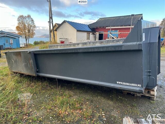 Hidrolik kapaklı kasa  Krokkasse m/ hydraulisk luke