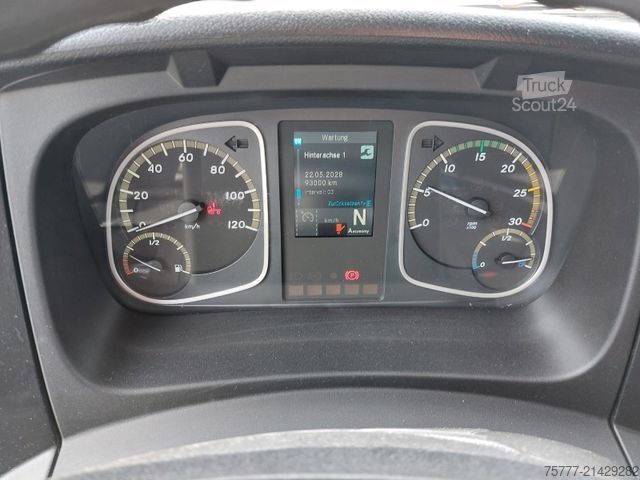 Kassevogn MERCEDES-BENZ Atego 12-24 Koffer- Blatt/Luft - LBW- Klima