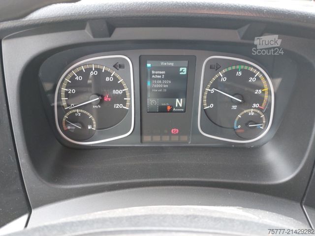 Kassevogn MERCEDES-BENZ Atego 12-24 Koffer- Blatt/Luft - LBW- Klima