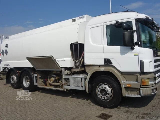 شاحنة صهريج Scania P124-420 19000 LITER DIESELTANK,AIRCO,INTARDER,...
