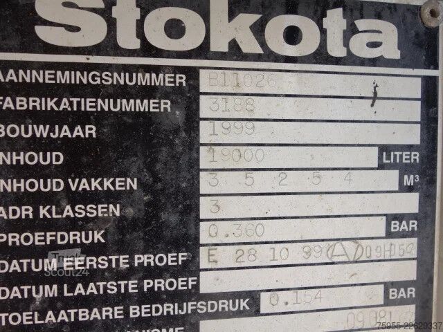 Cisterna Scania P124-420 19000 LITER DIESELTANK,AIRCO,INTARDER,...