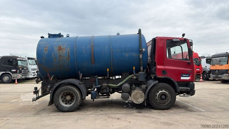 Vehículo de succión DAF 75 ATI 270 (10500 L / MANUAL PUMP / MANUAL GEAR...