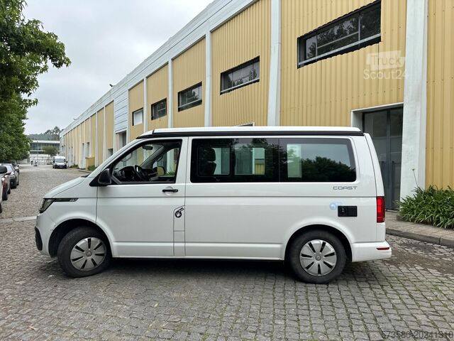 Fourgonnette Volkswagen California Camper | 2 Betten 4 Schlafplätze | Küchenzeile + Dachbett