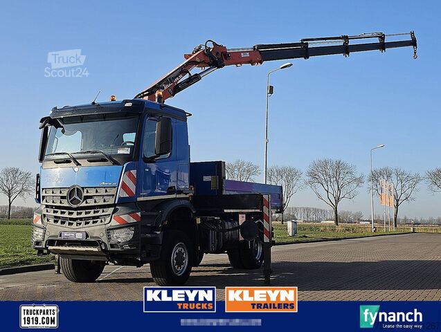 Plateau de chargement MERCEDES-BENZ AROCS 1851 4X4 ATLAS 190 4X HYD