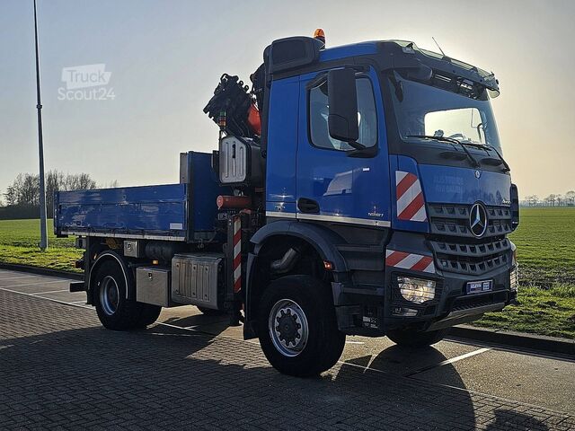 Plateau de chargement MERCEDES-BENZ AROCS 1851 4X4 ATLAS 190 4X HYD