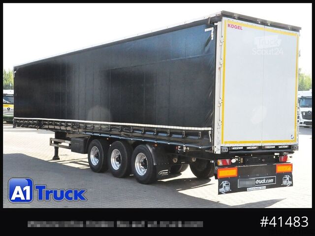 Åpen semitrailer med presenning Kögel S 24 Tautliner, Alufelgen, neue Plane, VDI 2700