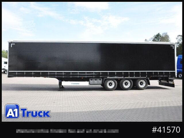 Åpen semitrailer med presenning KRONE SD, Getränke, Safe Curtain, VDI 2700