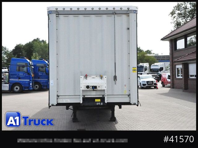 Åpen semitrailer med presenning KRONE SD, Getränke, Safe Curtain, VDI 2700