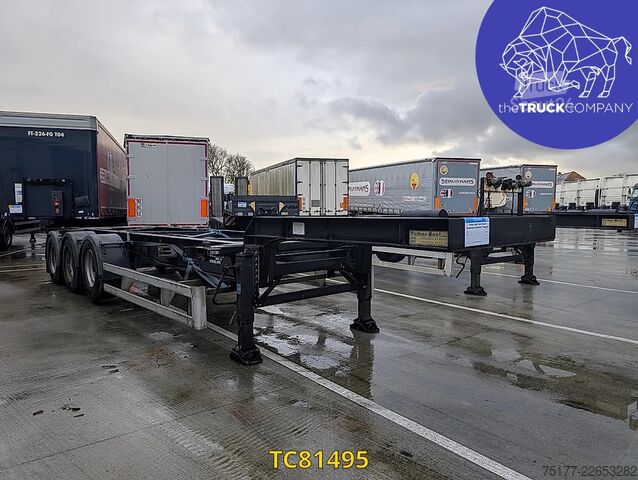 Konteineru pārvadājumi Turbos Hoet Tank chassis Gooseneck