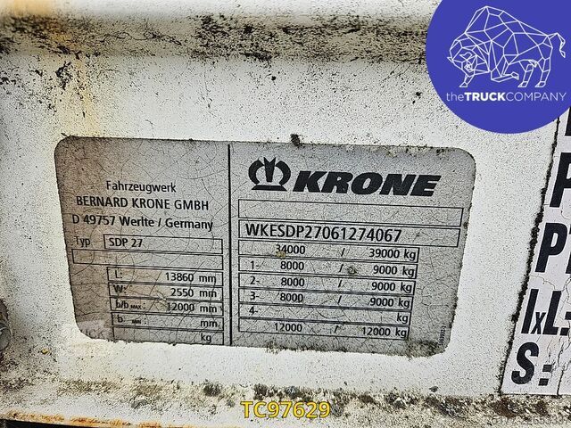 Bâches coulissantes Krone 
